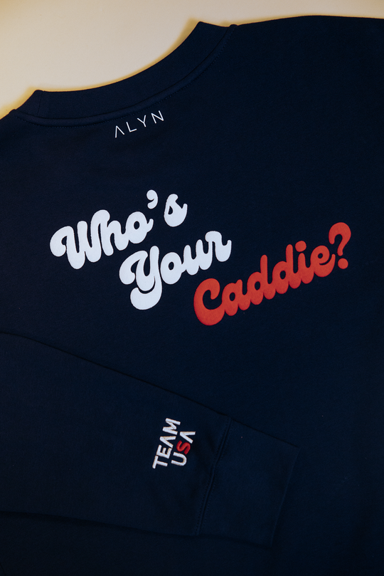 Team USA "Who's Your Caddie" Crewneck