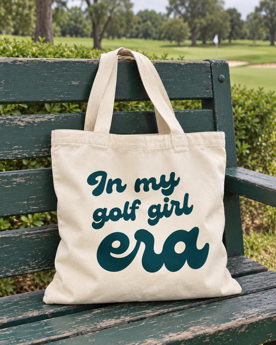 In My Golf Girl Era Tote Bag